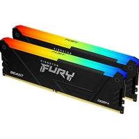 Kingston FURY Beast RGB 16GB (2x8GB) 3200MHz DDR4 Memory Kit Kingston FURY Beast RGB 16GB (2x8GB) 3200MHz DDR4 Memory Kit